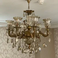 لوستر برنز لوکس ساخت اصفهان. ۸ شاخه و ۶ شاخه|لوستر و چراغ آویز|بجنورد, |دیوار