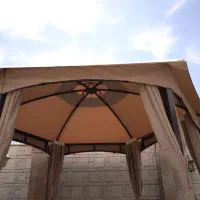 آلاچیق مدرن ،سقف پارچه، سازه فلزی|مصالح و تجهیزات ساختمان|کوهسار (البرز), |دیوار