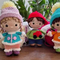 عروسک قلاب بافی