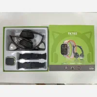 پک ساعت هوشمند + هدفون بلوتوثی + 5 بند|لوازم جانبی موبایل و تبلت|کرج, گوهردشت|دیوار