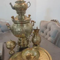 سماور گازی برنجی