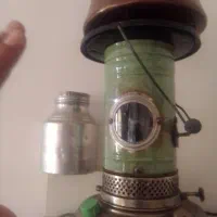 چراغ نفتی دیگچه کتری مسی قوری فنجان عتیقه کلکسیونی