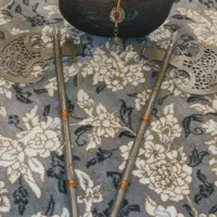 تبرزین‌کشکول و سکه ومهره همگی آنتیک|کلکسیون سکه، تمبر، اسکناس|مشهد, ایثار|دیوار