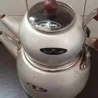 کتری وقوری وبشقاب چینی