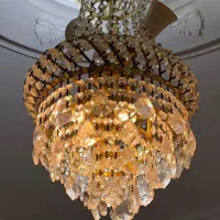 ۳ عدد لوستر ست کریستالی