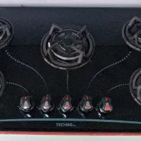 اجاق گاز شیشه و هود مخفی