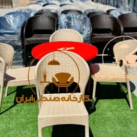 میز و صندلی پلاستیکی مدل شیوا نهارخوری غذاخوری