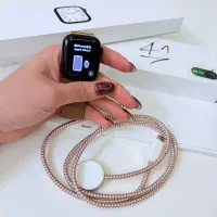 اپل واچ سری ۷ سایز ۴۱ آلومینیوم مشکی در حدآکبند|ساعت|لاهیجان, شیشه گران|دیوار