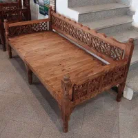 تخت سنتی چوبی گره چینی