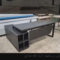 میز کار مدیریتی با ال و کنفرانسی و صندلی LKA مهمان|دفتر کار|مشهد, عامل|دیوار