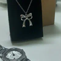 گردن آویز پاپیون استیل|بدلیجات|قم, خاکفرج|دیوار