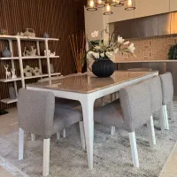 میز ناهارخوری 8 نفره سنگ