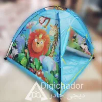 چادر بازی کودک طرح عصایی جنگلی وارداتی