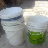 سطل خالی|ظروف نگهدارنده، پلاستیکی، یک‌بارمصرف|شیروان (خراسان), |دیوار