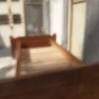 تخت  یه نفره سالم   از جنس چوب