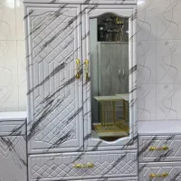فروش ویژه کمد رختاویز دو درب وکیوم وهایگلاس|جاکفشی، کمد، دراور|سنندج, |دیوار