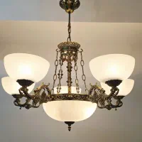 ست۳پارچه لوسترهای مجلل   (۲لوستر۸شاخه+۱لوستر۵شاخه)|لوستر و چراغ آویز|تهران, فرمانیه|دیوار