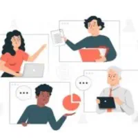 کار به صورت مجازی و حضوری