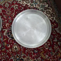 ۳ تا سینی باقلوای و۳ سینی بزرگ ویکی سینی استیل|ظروف سرو و پذیرایی|تهران, عباسی|دیوار