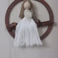 دیوار کوب مکرومه