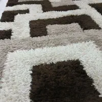 فرش ۴ متری پرز بلند سه بعدی کاملا نو|فرش|بابل, |دیوار