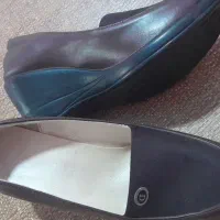 کفش قهوه ای مشکی  نو تازه