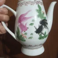 قوری عتیقه و لیوان لهستان|کلکسیون اشیاء عتیقه|تبریز, |دیوار