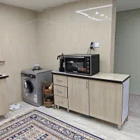 کابینت mdfدسته دو به همراه اجاق گاز صفحه ای و سینک|مصالح و تجهیزات ساختمان|جم, |دیوار