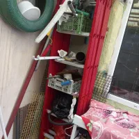 نردبان  ۲۴ پله الومنیومی کاملا سالم