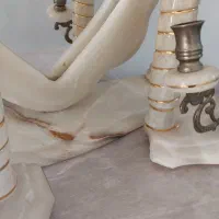 اینه شمعدان سنگی