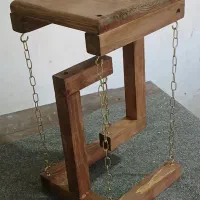 گلدان معلق چوبی|صنایع دستی و سایر لوازم تزئینی|بجنورد, |دیوار