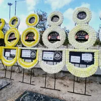 کرایه تاج گل ترحیم ختم تابلو تسلیت سایبان 200تومان