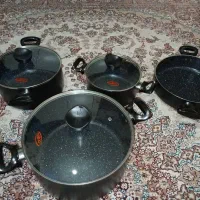 سرویس قابلمه ۷پارچه گرانیتی نوباگارانتی|ظروف پخت‌وپز|قزوین, |دیوار