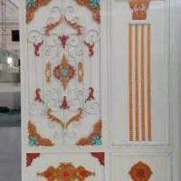 رنگ آمیزی در و پنجره و دیوار و سقف