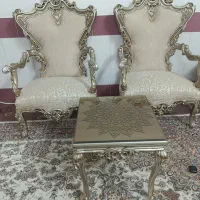 مبل استیل چوب گرجستان|مبلمان خانگی و میز عسلی|قم, کلهری|دیوار