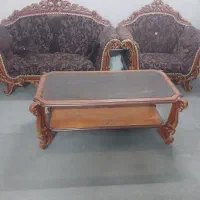 مبل ۷ نفره استیل راحتی|مبلمان خانگی و میز عسلی|قم, شهرک سازمان آب|دیوار