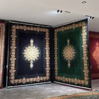 فرش افسانه مدل سبز کله قاضی ۱۲۰۰شانه تراکم ۳۶۰۰