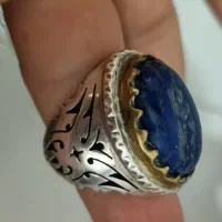 انگشتر لاجورد کار دست استاد شاهرخ یه کار واقعا خاص|جواهرات|فولادشهر, فولادشهر|دیوار