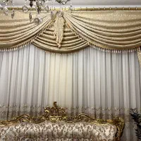 ست کامل پرده پذیرایی کاملا سالم و تمیز