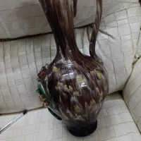 پارچ سفالی آنتیک و بسیار زیباقدیمی|کلکسیون اشیاء عتیقه|لاهیجان, کوی خزر|دیوار