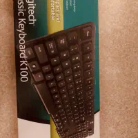 کیبورد سیم دار لاجیتک k100