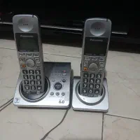 تلفن بیسیم اصل پاناسونیک دو گوشی