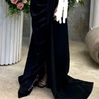 لباس مجلسی ساتن آمریکایی آف شول ر سایز۴۰