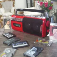 رادیو ضبط سونی D1قدیمی سالم آنتیک ژاپنی