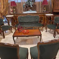 مبلمان ۹ نفره و میز ناهار خوری ۸ نفره