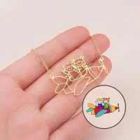 ساخت نقاشی کودکان به گردنبند واقعی و جذاب|بدلیجات|سمنان, |دیوار