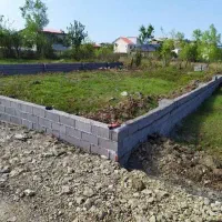 فروش 205 متر زمین دیوارکشی شده سند تک برگ در چالوس