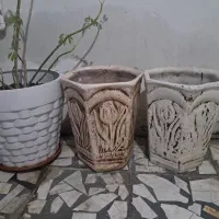 ۳عددگلدان کاملا سالم بدونه ترک