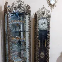 بوفه و ساعت برنز قلمکاری