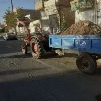 تراکتور کرایه.خاک باغچه.شن.نخاله ساختمانی، جرثتقیل|خدمات حمل و نقل|رفسنجان, |دیوار